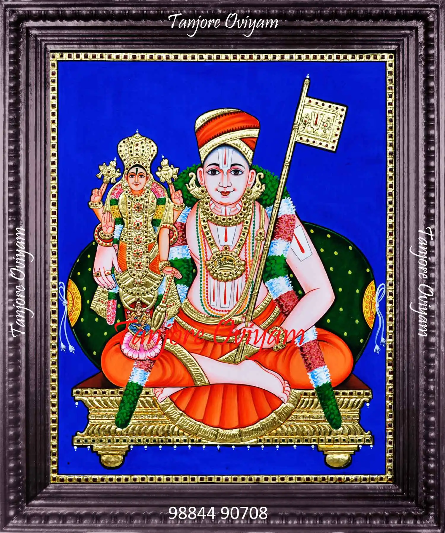 Ramanujar Tanjore Painting 